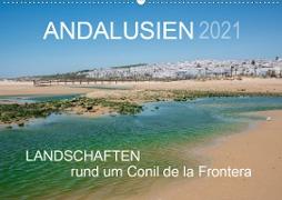 Andalusien - Landschaften rund um Conil de la Frontera (Wandkalender 2021 DIN A2 quer)