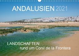 Andalusien - Landschaften rund um Conil de la Frontera (Wandkalender 2021 DIN A3 quer)
