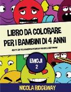 Libro da colorare per i bambini di 4 anni (Emoji 2)