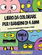 Libro da colorare per i bambini di 4 anni (Emoji 3)