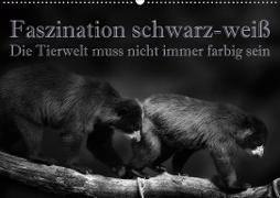 Faszination schwarz-weiß - Die Tierwelt muss nicht immer farbig sein (Wandkalender 2021 DIN A2 quer)