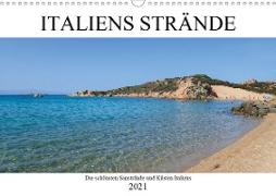 Italienische Strände und Küsten (Wandkalender 2021 DIN A3 quer)