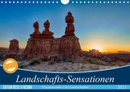 Landschafts-Sensationen (Wandkalender 2021 DIN A4 quer)