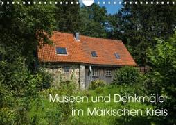 Museen und Denkmäler im Märkischen Kreis (Wandkalender 2021 DIN A4 quer)