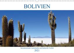 Bolivien - Beeindruckende Landschaften und kulturelle Vielfalt (Wandkalender 2021 DIN A3 quer)