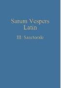 Sarum Vespers Latin III