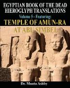 EGYPTIAN BOOK OF THE DEAD HIEROGLYPH TRANSLATIONS USING THE TRILINEAR METHOD Volume 5