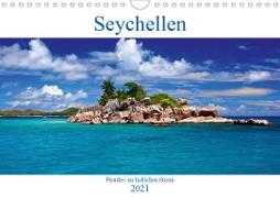 Seychellen - Paradies im Indischen Ozean (Wandkalender 2021 DIN A4 quer)