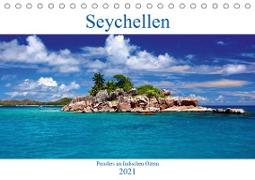 Seychellen - Paradies im Indischen Ozean (Tischkalender 2021 DIN A5 quer)