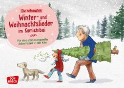 Die schönsten Winter- und Weihnachtslieder im Kamishibai. Kamishibai Bildkartenset