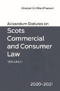 Avizandum Statutes on Scots Commercial and Consumer Law: 2020-21