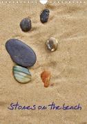 Stones on the beach (Wall Calendar 2021 DIN A4 Portrait)