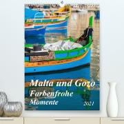 Malta und Gozo - Farbenfrohe Momente (Premium, hochwertiger DIN A2 Wandkalender 2021, Kunstdruck in Hochglanz)