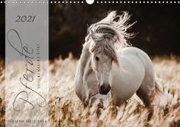 Pferde - Spiegel deiner Seele (Wandkalender 2021 DIN A3 quer)