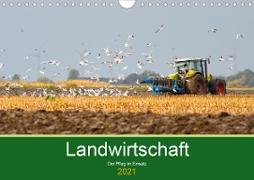 Landwirtschaft - Der Pflug im Einsatz (Wandkalender 2021 DIN A4 quer)