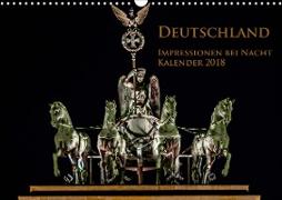 Deutschland Impressionen bei Nacht (Wandkalender 2021 DIN A3 quer)