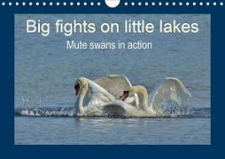 Big fights on little lakes (Wall Calendar 2021 DIN A4 Landscape)