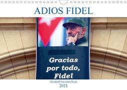 Adios Fidel - Abschied von einer Ikone (Wandkalender 2021 DIN A4 quer)