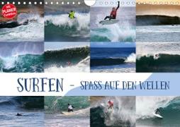 Surfen - Spaß auf den Wellen (Wandkalender 2021 DIN A4 quer)