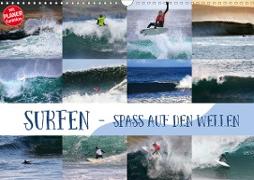 Surfen - Spaß auf den Wellen (Wandkalender 2021 DIN A3 quer)