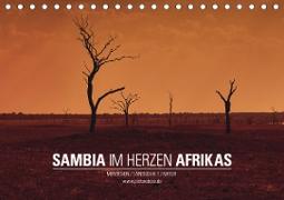 SAMBIA IM HERZEN AFRIKAS (Tischkalender 2021 DIN A5 quer)