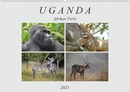 Afrikas Perle Uganda (Wandkalender 2021 DIN A2 quer)