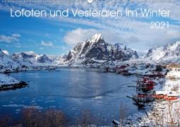 Lofoten und Vesterålen im Winter (Wandkalender 2021 DIN A2 quer)