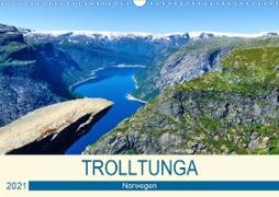 Trolltunga (Wandkalender 2021 DIN A3 quer)