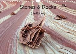 Stones & Rocks (UK-Edition) (Wall Calendar 2021 DIN A4 Landscape)