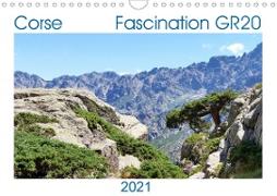 Corse - Fascination GR20 (Calendrier mural 2021 DIN A4 horizontal)