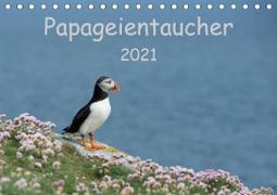 Papageientaucher 2021CH-Version (Tischkalender 2021 DIN A5 quer)