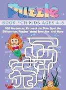 Puzzle Book for Kids Ages 4-8