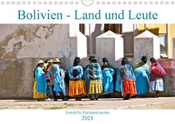 Bolivien - Land und Leute (Wandkalender 2021 DIN A4 quer)