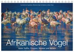 Afrikanische Vögel (Tischkalender 2021 DIN A5 quer)