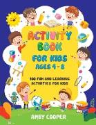 Activity Book for Kids Ages 4-8