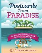 Postcards From Paradise: An Activity & Coloring Book for Adults on Holiday