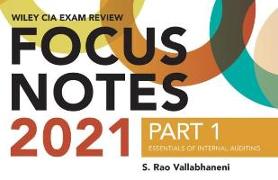 Wiley CIA Exam Review 2021 Focus Notes, Part 1