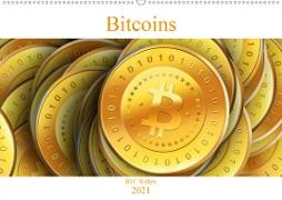 Bitcoins (Wandkalender 2021 DIN A2 quer)