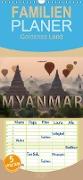 MYANMAR Goldenes Land - Familienplaner hoch (Wandkalender 2021 , 21 cm x 45 cm, hoch)