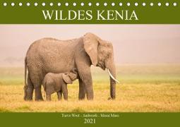 Wildes Kenia (Tischkalender 2021 DIN A5 quer)