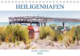 Heiligenhafen in Aquarell (Tischkalender 2021 DIN A5 quer)