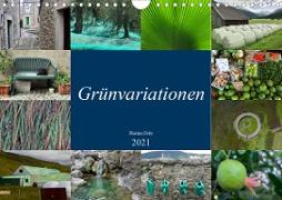 Grünvariationen (Wandkalender 2021 DIN A4 quer)