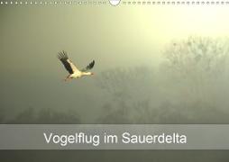 Vogelflug im Sauerdelta (Wandkalender 2021 DIN A3 quer)