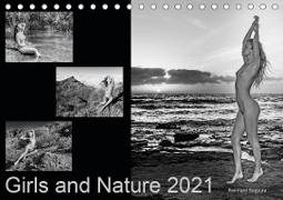 Girls and Nature (Tischkalender 2021 DIN A5 quer)