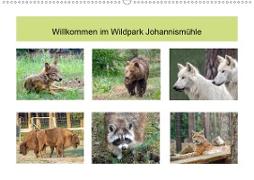Willkommen im Wildpark Johannismühle (Wandkalender 2021 DIN A2 quer)