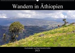 Wandern in Äthiopien (Wandkalender 2021 DIN A2 quer)