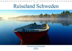 Reiseland Schweden (Wandkalender 2021 DIN A4 quer)