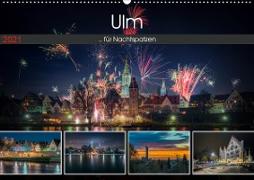 Ulm für Nachtspatzen (Wandkalender 2021 DIN A2 quer)