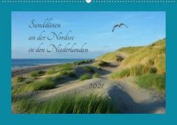 Sanddünen an der Nordsee in den Niederlanden (Wandkalender 2021 DIN A2 quer)