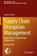 Supply Chain Disruption Management